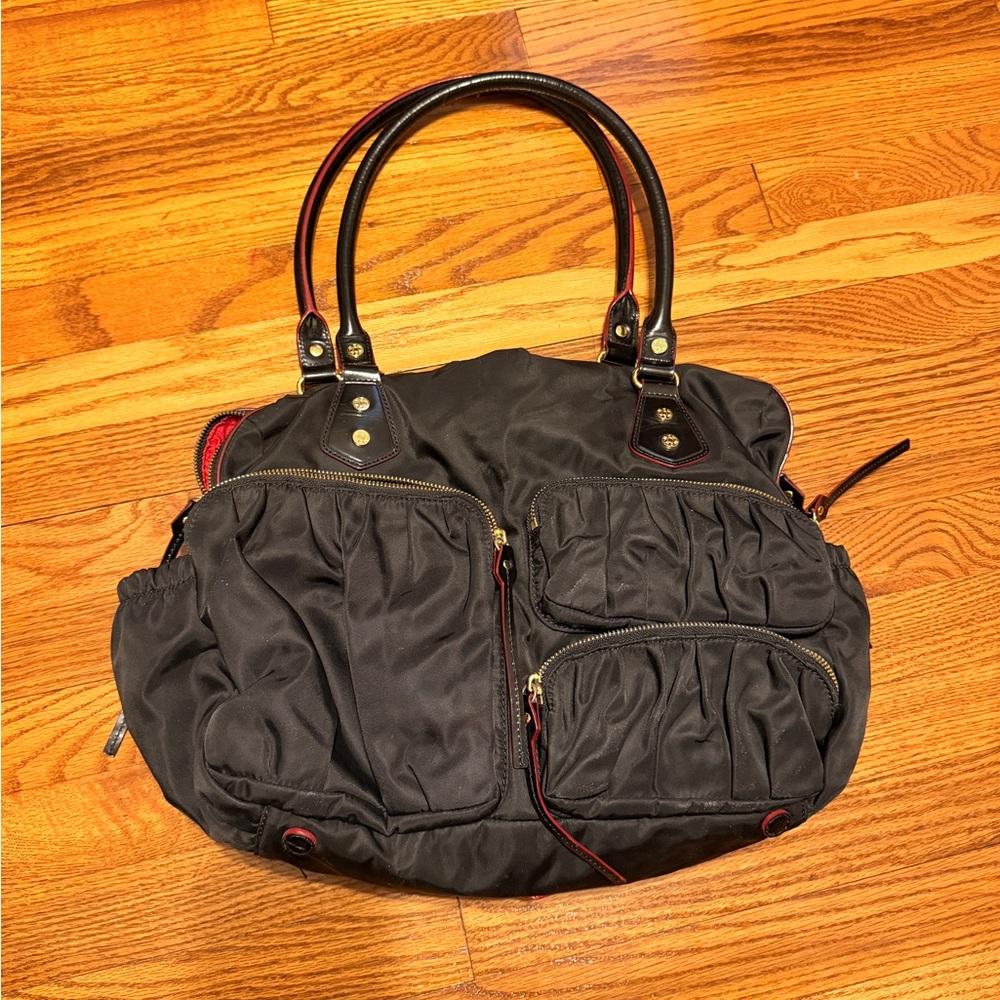MZ Wallace Black Baby Bag with Diaper Pad